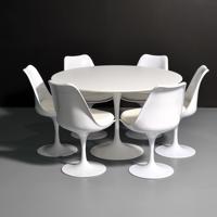 Eero Saarinen TULIP Dining Table & 6 Chairs - Sold for $2,048 on 02-17-2024 (Lot 417).jpg